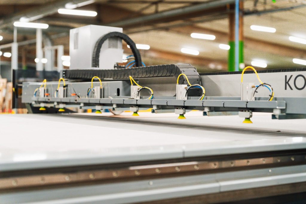 Machine à découper des formats